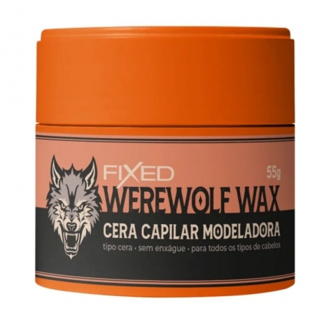 Cera Pomada Capilar Modeladora com Queratina Werewolf 55G Fixed