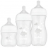 Buba Kit 3 Mamadeiras Easy Flow Nuvem Branca 120Ml, 270Ml e 330Ml